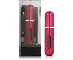 Travalo Classic HD Raudona pildomas kvepalų buteliukas (atomaizeris), 5 ml