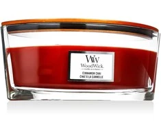 WoodWick Aromatinė žvakė (Cinammon Chai), 453,6 g