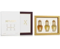 „Xerjoff Discovery Set III“ kvepalų rinkinys unisex (kvepalai „Alexandria II“ 15 ml + kvepalai „Golden Dallah“ 15 ml + EDP „Naxos“ 15 ml)