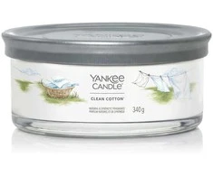 Yankee Candle Aromatinė žvakė Signature tumbler medium Clean Cotton 340 g