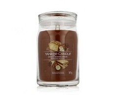 Yankee Candle Aromatinė žvakė "Signature large glass Spiced Banana Bread" 567 g