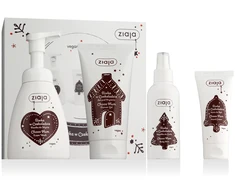 Ziaja Choco Plum rinkinys (skalbiklis 160 ml + prausimosi putos 250 ml + rankų kremas 50 ml + purškiklis 100 ml)