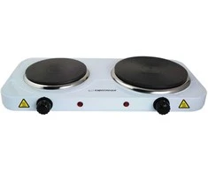Esperanza EKH014W Electric cooker 2 zones Baltas