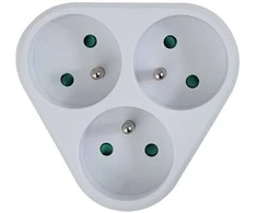 Esperanza ELK303W Electrical Splitter 3 sockets Baltas