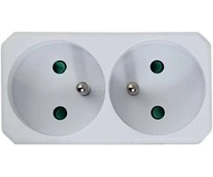 Esperanza ELK305W elektros skirstytuvas, 2 lizdai, Baltas
