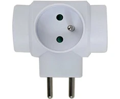 Esperanza ELK302W Electrical Splitter 3 sockets Baltas