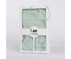 3 dalių nėščiųjų rinkinys New Baby I AM mint, dydis 56 (0-3m), 56 (0-3m)