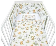 3 dalių patalynė New Baby 100/135 cm Jungle