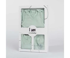 4 dalių rinkinys nėščiosioms New Baby I AM mint, 62 (3-6m), 62 (3-6m) dydis