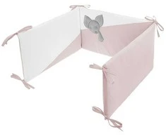 5 dalių patalynė Belisima Mouse 100/135 rožinė