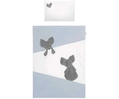 5 dalių patalynė Belisima Mouse 100/135 mėlyna