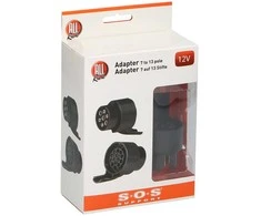 All Ride – 7/13 kontaktų 12V vilkties kablio lizdo adapteris/adapteris