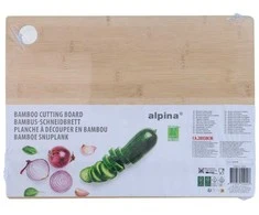 Alpina - Medinė pjaustymo lentelė 28x38 cm (smėlio spalvos)