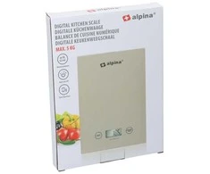 Virtuvinės svarstyklės Alpina skaitmeninės virtuvės svarstyklės iki 5kg