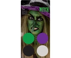 Amscan Aqua Kit Witch (4x Face Paint+1 )