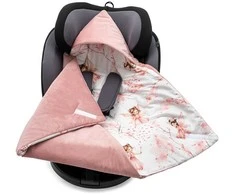 Antklodė automobilinei kėdutei New Baby rožinė