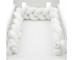 Apsauginis lovelės čiužinio užvalkalas New Baby Minka ir Dot pilkas