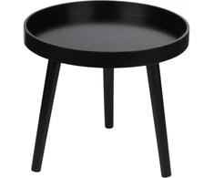 Articasa Arti Casa - Apvalus kavos staliukas svetainei 40x36 cm (juodas)