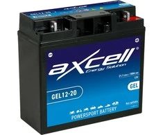 Axcell Garden GEL 20Ah 180A -/+ 12V akumuliatorius 182x77x168mm