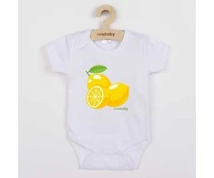Kūdikių kombinezonas su raštu New Baby Lemon - trumpomis rankovėmis, 86 (12-18m)