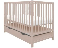Vaikiška lovelė su stalčiumi New Baby BASIC kašmyro spalvos