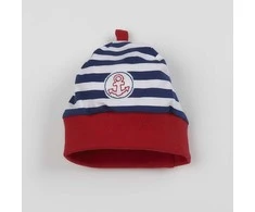 Baby Cotton Cap New Baby Marine, dydis 68 (4-6m), 68 (4-6m)