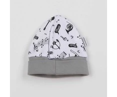 Baby Cotton Cap New Baby Music, dydis 68 (4-6m), 68 (4-6m)