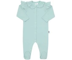 Baby Cotton Jumpsuit New Baby Stripes Ice Mėlyna, dydis 74 (6-9m), 74 (6-9m)