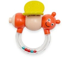 Baby Mix Baby Rattle Bee Oranžinis