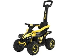Baby Mix Mega Baby Bike su kreipiančia juosta geltona