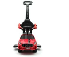 Baby Mix RACER Raudona - vaikiškas šokinukas su garsu ir kreiptuvu