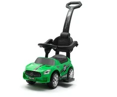 Baby Mix RACER žalios spalvos kūdikių šokinukas su garsu ir kreiptuvu