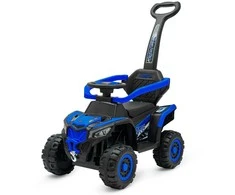Baby Mix Ruggy elektrinis pasivažinėjimas su mėlyna kreipiamuoju strypu