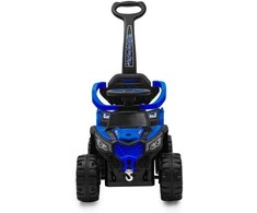Baby Mix Ruggy elektrinis pasivažinėjimas su mėlyna kreipiamuoju strypu