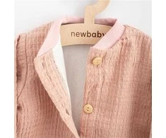 Baby Muslin Coat New Baby Comfort Clothes Rožiniai, 86 (12-18m), 86 (12-18m) dydis