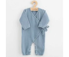 Baby Muslin Jumpsuit New Baby Mėlyna, 74 (6-9m)