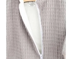Baby Muslin kombinezonas su gobtuvu New Baby Comfort drabužiai pilki, 80 (9-12m), 80 (9-12m) dydis