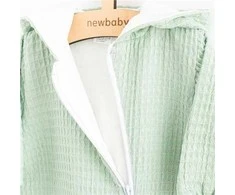 Baby Muslin kombinezonas su gobtuvu New Baby Comfort rūbų šalavijas, dydis 80 (9-12m), 80 (9-12m)