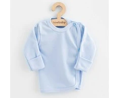 Kūdikių marškinėliai New Baby Classic II mėlyni, 56 (0-3m)