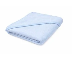 Baby terry towel with hood New Baby 100x100 cm mėlynas