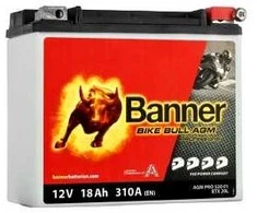 Banner 18Ah Bike Bull PRO 12V 310A akumuliatorius 175x88x155mm