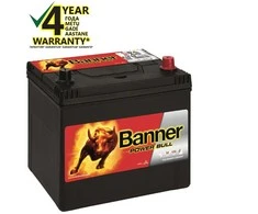 Banner 60 Ah 510A -+ 12V Power akumuliatorius 233x173x203/225mm