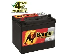 Banner 60 Ah 510A +- 12V Power akumuliatorius 233x173x203/225mm