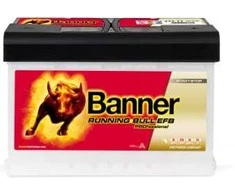 Banner 75Ah 700A 12V EFB PRO akumuliatorius 278x175x190mm