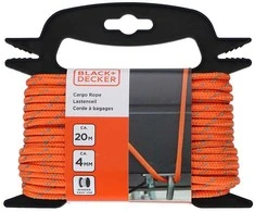 Black &amp; Decker Juodas &amp; Decker - Transportavimo lynas su atspindinčiais elementais + vyniotuvas 4mm / 20m