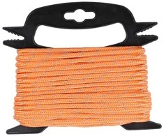 Black &amp; Decker Juodas &amp; Decker - Transportavimo lynas su atspindinčiais elementais + vyniotuvas 4mm / 20m