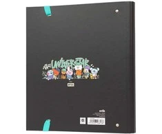 BT21 - Street Mood kolekcija A4 segtuvas su lakštais (4 žiedai, guminė juosta)