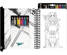 Buki France Buki Professional Studio Manga Colouring Book