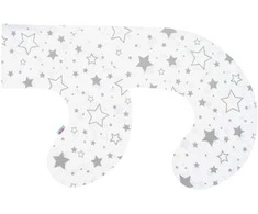 C formos žindymo pagalvės užvalkalas New Baby Stars pilkas