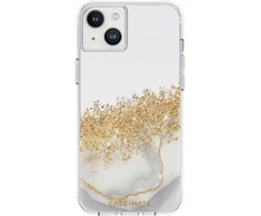 Case-Mate Karat – aukso spalvos dėklas skirtas iPhone 14 Plus (marmuras)